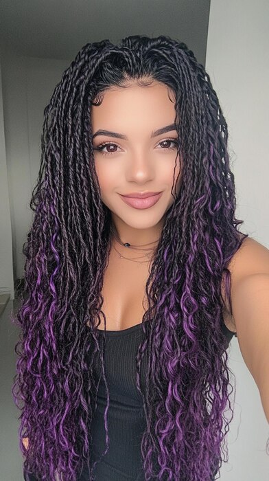 Beautiful, Professionally Installed Faux Locs