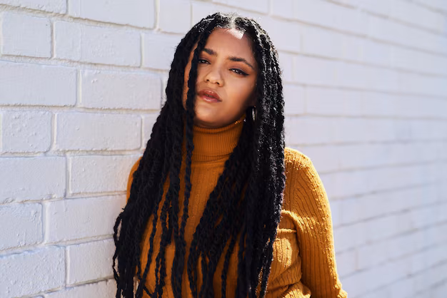 Box Braids in Different Colors